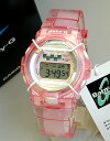 CASIOカシオBaby-GベビーGスケルトンモデル(ピンク)BG-1001-4AV日本未発売【BABY-G】レディース　腕時計