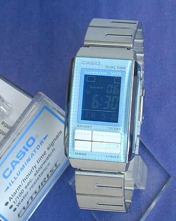 ◆【CASIO】ポップで可愛いカジュアル時計カシオフューチャリスト【FUTURIST】LA201W-2Bブルー日本語説明書コピー付きの激安並行輸入品