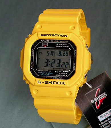 ＜レビューを書いて送料無料＞【CASIO】カシオ【G-SHOCK】Gショックタフソーラー搭載海外モデルG-5600A-9イエロー【smtb-KD】【楽ギフ_包装】メンズ　腕時計【あす楽対応】【あす楽_土曜営業】【あす楽_日曜営業】CASIO G-SHOCK腕時計 G-SHOCK メンズ 腕時計 カシオ Gショック ジーショック　海外 モデル●送料無料!!G-5600A-9　G-5600A　