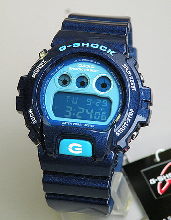CASIOカシオGショッククレイジーカラーズCrazy ColorsDW-6900CC-2メタリックブルーG-SHOCK海外直輸入モデルメンズ　腕時計