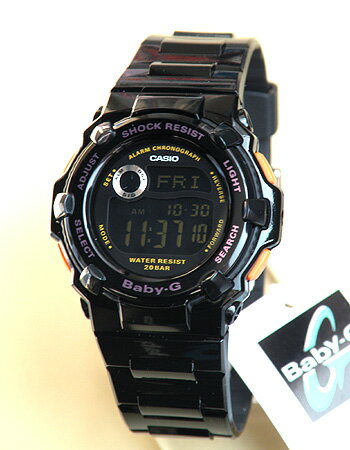 CASIOカシオBaby-GReefリーフBG-3000A-1DRブラック海外モデル20気圧防水/反転液晶ベビーG海外直輸入【BABY-G】レディース　腕時計