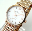 【送料無料】MARC BY MARC JACOBS マーク バイ マーク ジェイコブス 時計 おしゃれ ブランド かわいい ベイカー MBM3244 海外モデル レディース 腕時計 クオーツ ピンクゴールド 白 ホワイト 誕生日プレゼント 女性 ギフト
