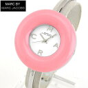 【送料無料】MARC BY MARC JACOBS マークバイマーク ジェイコブス Donut Bangle ドーナツ バングル MBM3398 海外モデル レディース 腕時計 ウォッチ ピンク 銀 シルバー 誕生日プレゼント ギフト