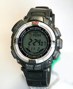 【CASIO】カシオ【PROTREK】プロトレックPRW-1500-1薄型ソーラー電波時計方位・気圧・高度・温度計測20気圧防水