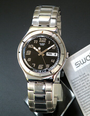 ＜レビューを書いて送料無料＞スウォッチ【Swatch】YGS740GIRONY BIG HIS TENDER BLACKアイロニー ビッグ