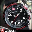 ウェンガーLED NOMAD 雑誌掲載モデル70430ブラック×レッド/メンズ腕時計ハイテク腕時計のノマドシリーズウェンガー 腕時計 メンズ ●送料無料!!ウェンガー70430