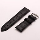 【24mm】MORELLATO / モレラートBOLLE / ボーレ BOLLE 019 024 レザー腕時計替えベルト / カーフアリゲーター型押し / ブラック / X2269480【あす楽対応_東海】【最安挑戦】