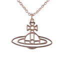 【全商品ポイント10倍!楽天スーパーセール開催!】Vivienne Westwood / ヴィヴィアンウエストウッド THIN LINES SHORT FLAT ORB PENDANT 63020029-G002 ネックレス ペンダント オーブ シンライン ジュエリー アクセサリー レディース ピンクゴールド【あす楽対応_東海】