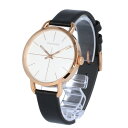 CALVIN KLEIN / カルバンクライン K7B236C6 Even Extension イーブン エクステンション 腕時計 レディース レザー ブラック CK シーケー 【あす楽対応_東海】