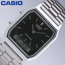 SSで使える10%offクーポン配布中!CASIO カシオAQ-230A-1 腕時計 メンズ レディース ユニセックス アナログ デジタル クオーツ メタル シルバープレゼント ギフト 1年保証 送料無料