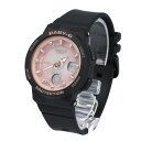 CASIO カシオ / Baby-G ベビージー BGA-250-1A3 Beach Traveler Series ビーチ・トラベラー・シリーズ 腕時計 レディース ブラック ピンク アナデジ クオーツ 防水 【あす楽対応_東海】