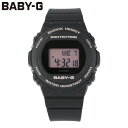 CASIO カシオ Baby-G ベビージー ベビーG 腕時計 時計 レディース デジタル スティング モデル 復刻 ベーシックモデル 防水 カジュアル アウトドア スポーツ ブラック 黒 マット BGD-570-1B プレゼント ギフト 1年保証 送料無料