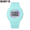 CASIO カシオ Baby-G ベビージー ベビーG 腕時計 時計 レディース デジタル スティング モデル 復刻 ベーシックモデル 防水 カジュアル アウトドア スポーツ ブルー 青 グリーン 緑 ビーチ カラー BGD-570BC-3 プレゼント ギフト 1年保証 送料無料
