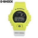 CASIO カシオ G-SHOCK ジーショック Gショック 腕時計 時計 メンズ デジタル 三つ目 定番 ベーシックモデル 防水 カジュアル アウトドア スポーツ イエロー 黄 ホワイト 白 DW-6900TGA-9 プレゼント ギフト 1年保証 送料無料