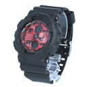 CASIO カシオ / G-SHOCK ジーショック GA-140AR-1A Black and Red Series 腕時計 メンズ アナデジ ブラック レッド 【あす楽対応_東海】