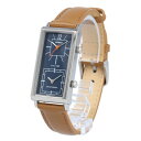 CASIO / カシオ LTP-E151L-2B デュアルタイム 腕時計 ユニセックス レザー ブラウン ネイビー クオーツ 【あす楽対応_東海】