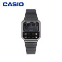 SSで使える10%offクーポン配布中!CASIO カシオ チープカシオ チプカシ腕時計 時計 ユニセックス メンズ レディース クオーツ デジタル 樹脂 ステンレス ブラック ガンメタル グレー A100WEGG-1Aプレゼント ギフト 1年保証 送料無料