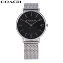COACH コーチ CHARLES チャールズ CHARLES チャールズ腕時計 時計 メンズ クオーツ 2針 メタル メッシュ シルバー ブラック 14602144プレゼント ギフト 1年保証 送料無料