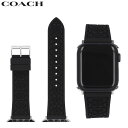 COACH コーチApple Watch アップルウォッチ 腕時計 ユニセックス メンズ レディース 付け替えベルト 替えバンド 42mm 44mm 対応 交換用パーツ ラバー ブラック シグネチャー 14700086プレゼント ギフト 送料無料