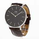 Daniel Welinton / ダニエルウェリントン DW00100134Classic Black York 40mm シルバー 腕時計【あす楽対応_東海】【最安挑戦】