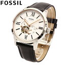FOSSIL / フォッシル ME3104 Townsman Automatic Black Leather Strap メンズ Watch 腕時計 自動巻き オートマチック 【あす楽対応_東海】