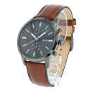 FOSSIL / フォッシル TOWNSMAN タウンズマン FS5522 腕時計 メンズ 44mm CHRONOGRAPH クロノグラフ ブラウン レザーベルト 革 【あす楽対応_東海】