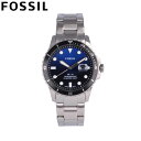 FOSSIL フォッシル腕時計 時計 メンズ クオーツ 3針 メタル シルバー ブラック ブルー FS5668プレゼント ギフト 1年保証 送料無料