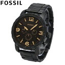 FOSSIL / フォッシル JR1356 Nate / ネイト ブラック ステンレス 腕時計 メンズ 【あす楽対応_東海】