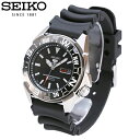 SEIKO セイコー SEIKO5 SPORTS セイコーファイブ スポーツ 腕時計 時計 メンズ アナログ 自動巻き オートマティック 日本製 デイ デイト カジュアル アウトドア 防水 ラバー ゴム ブラック 黒 シルバー 銀 SNZE81J2 プレゼント ギフト 1年保証 送料無料