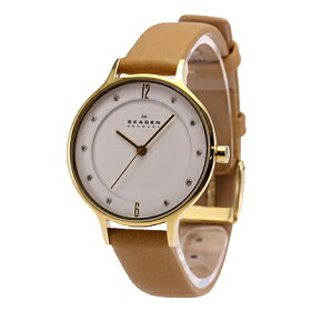 SKAGEN/スカーゲンSKW2146レザーべルトベージュ【あす楽対応_東海】【楽ギフ_包装】