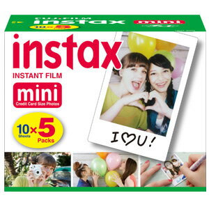 FUJI FILM（富士フィルム）チェキフィルム 5本パック(50枚) instax mini 5PK