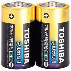 TOSHIBA（東芝）単1アルカリ電池 2本パックLR20AG 2KP　お買い得50パックセット