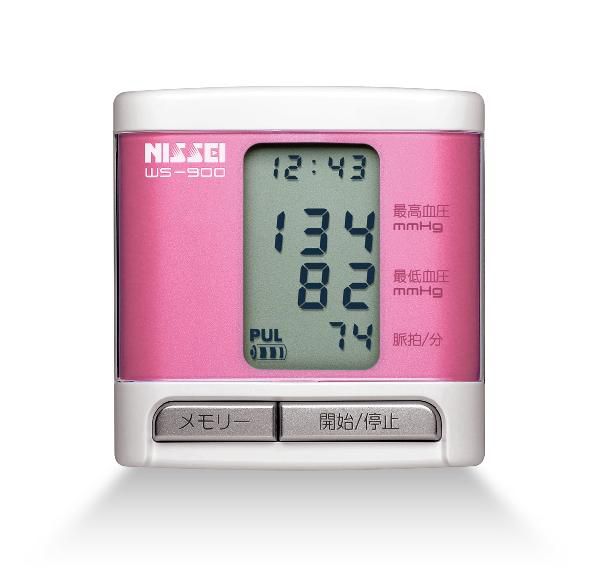 日本精密測器(NISSEI) 手首式デジタル血圧計 WS-900 ピンク【全国送料無料！】