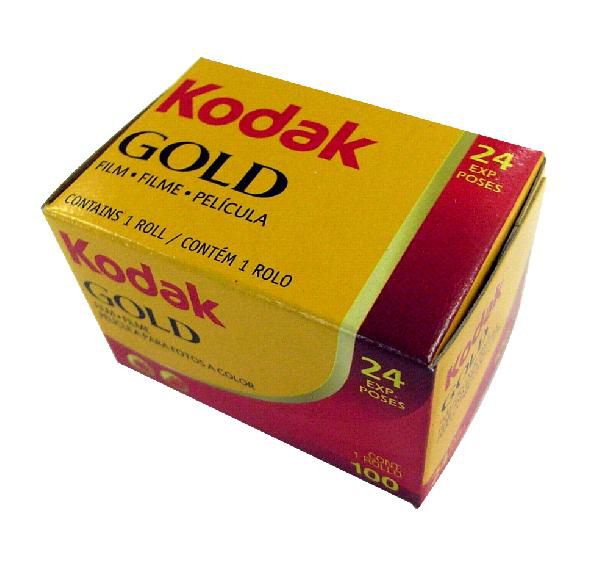 kodak(コダック)　　業務用フィルム　Gold100　24枚撮
