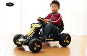 ATOMIC ゴーカートタイプ電動乗用ラジコン GO KART AT007 レッド 【メーカー直送】