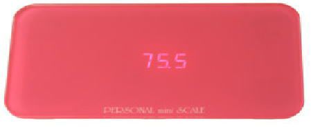パーソナルミニスケール 体重計 PS-130PK ピンク