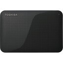 東芝 ポータブルHDD 1TB USB3.0接続 ハードディスク 外付け HD-AC10TK(ブラック)