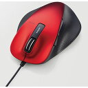 エレコム M-XGL10UBRD(レッド) USB 光学センサー方式マウス 5ボタン