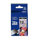 ブラザー TZe-MV31 ピータッチ ディズニーキャラクター 黒文字/ミニーバイオレット 12mm