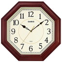 CASIO IQ-123S-5JF(濃い茶色) 掛け時計