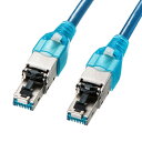 サンワサプライ KB-T6H4-10BL(ブルー) CAT6H4LANケーブル 10m