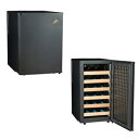 【長期保証付】三ツ星貿易 MLY65CE(ブラック) ワインセラー 65L 18本収納 右開き