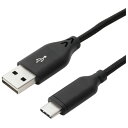 ミヨシ SCC-T201/BK(ブラック) USB Type-C ケーブル 高耐久メッシュタイプ 1m