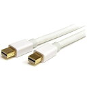 StarTech MDPMM1MW(ホワイト) Mini DisplayPortケーブル 1m