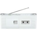 東芝 TY-CDV1-W(ホワイト) CDラジオカセットレコーダー ワイドFM対応