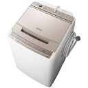【設置+リサイクル+長期保証】日立 BW-V90F-N(シャンパン) 全自動洗濯機 ビートウォッシュ 上開き 洗濯9kg