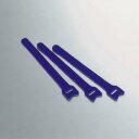 エレコム LD-MT1BU3(ブルー) 結束マジックバンド 145mm 3本