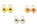 【K18 チャーム “Happy” ハート】K18 18金 18K YG WG PG イエローゴールド