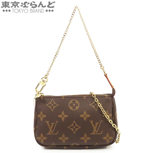 【中古】【返品可】【5%クーポン♪12.3 20時〜12.11 1:59】ルイヴィトン LOUIS VUITTON ミニポシェット アクセソワール レディース モノグラムキャンバス チェーンショルダーバッグ ブラウン M82510 [送料無料] 101835201