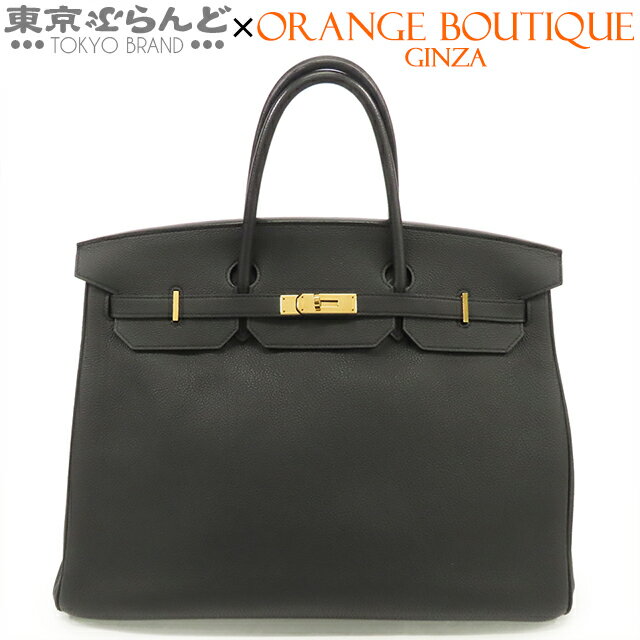 【中古】【返品可】エルメス HERMES バーキン40 ユニセックス トゴ X刻印 2016 黒 ブラック ゴールド金具 [送料無料] 101831624